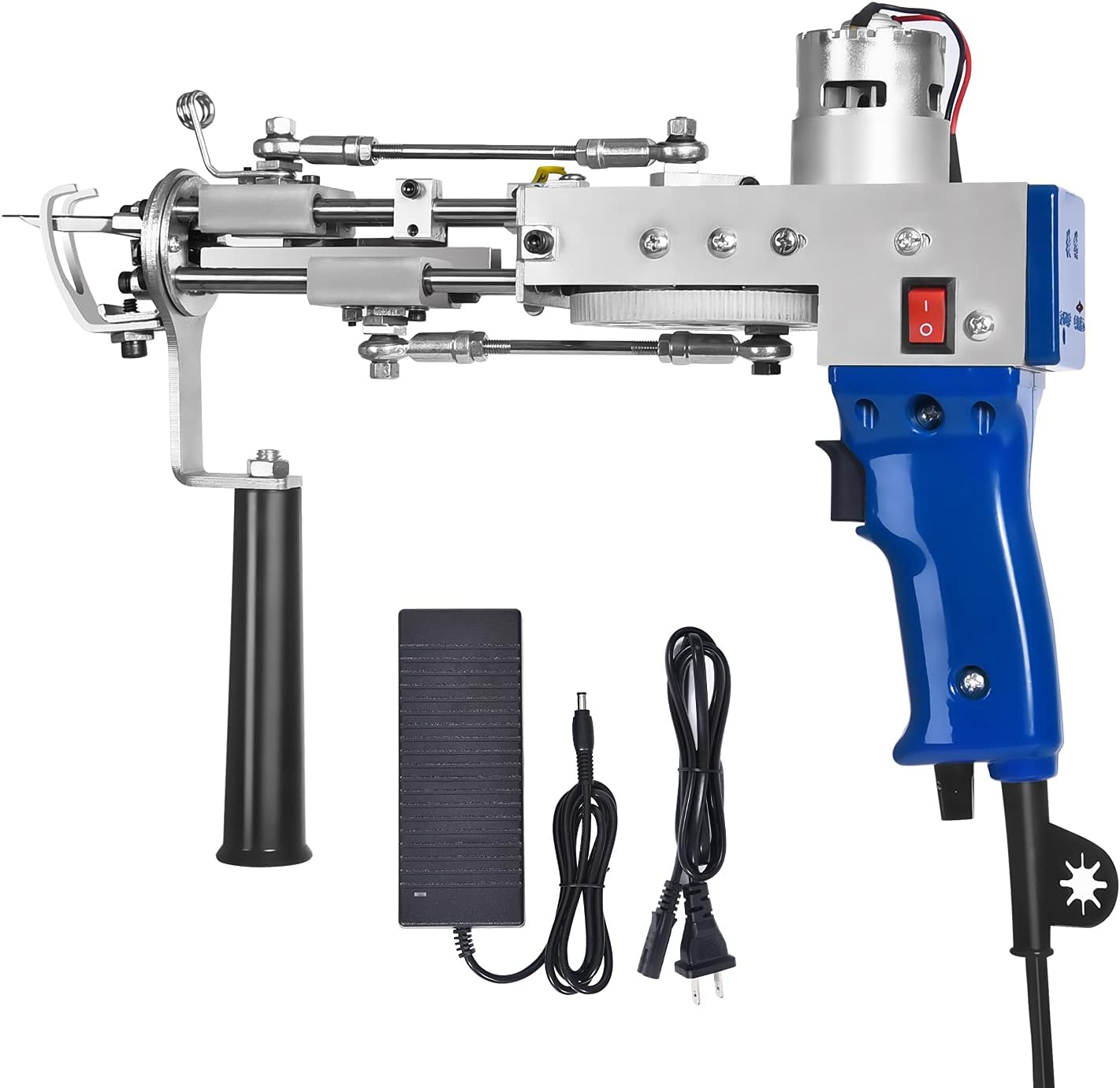 Tufting Gun, Cut Pile and Loop Pile (2 in 1) Electric Rug Gun Machine 