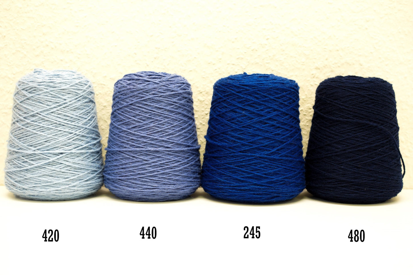 New Zealand Wool Yarn in Cones - 500 G/550M ,42 Colors