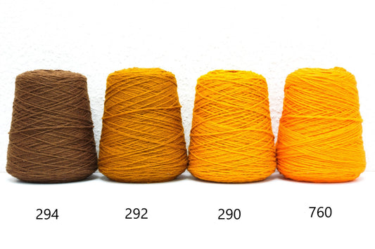 New Zealand Wool Yarn in Cones - 500 G/550M ,42 Colors