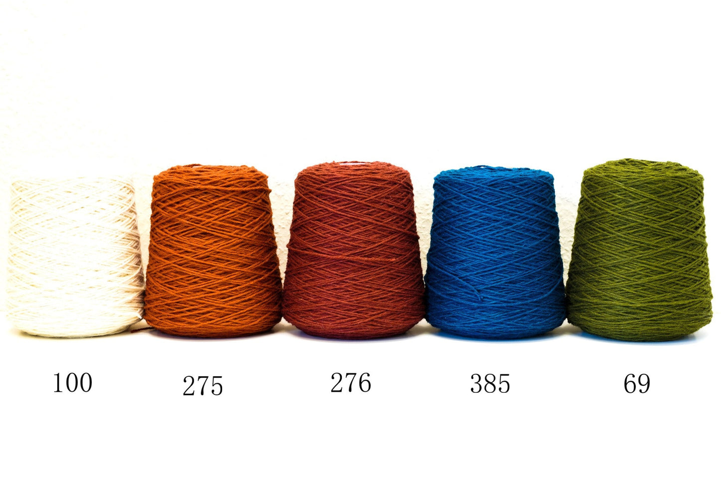 New Zealand Wool Yarn in Cones - 500 G/550M ,42 Colors